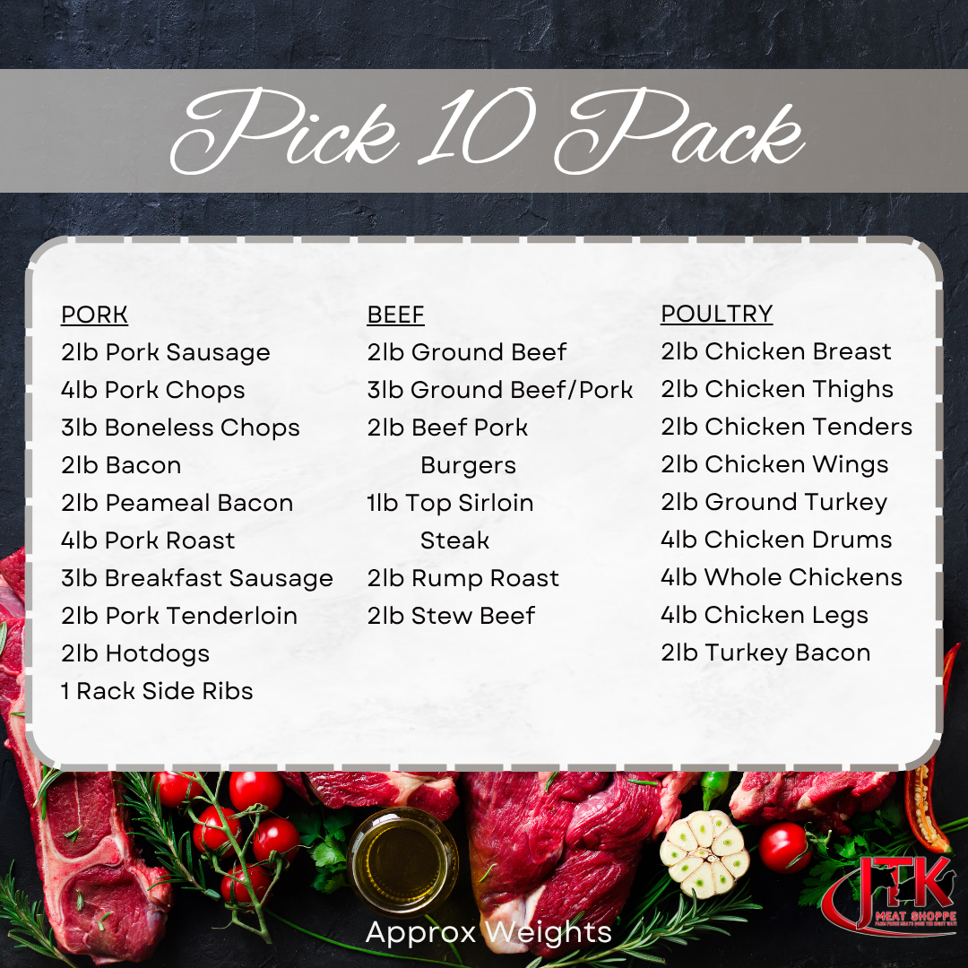 Pick 10 Pack – JTK Meat Shoppe