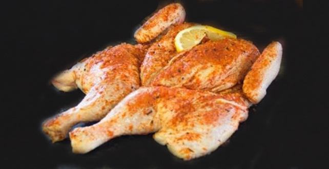 Flattened Seasoned Chicken